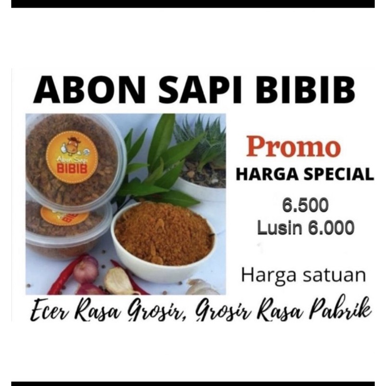 

ABON SAPI BIBIB HOME MADE 120gr