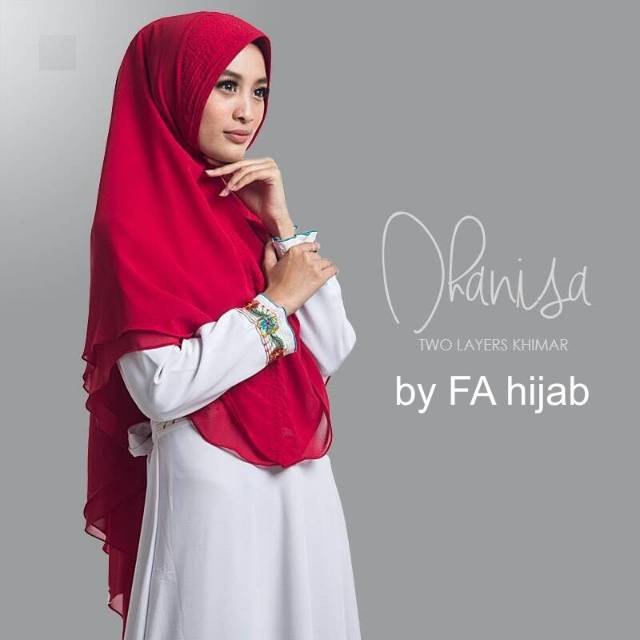 [FA HIJAB] KHIMAR HIJAB JILBAB DHANISA ORI BY FA HIJAB