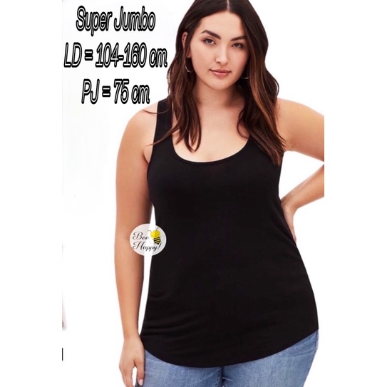 Singlet Wanita Super Jumbo Premium / Singlet Wanita Big Size