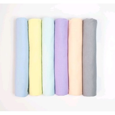 BOBOKO Bedong Bayi Kaos Warna Soft Pastel Rainbow Pelangi Murah Ukuran 90x100 cm