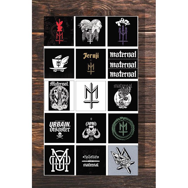 

stiker maternal/stiker brand distro lokal/stiker aesthetic