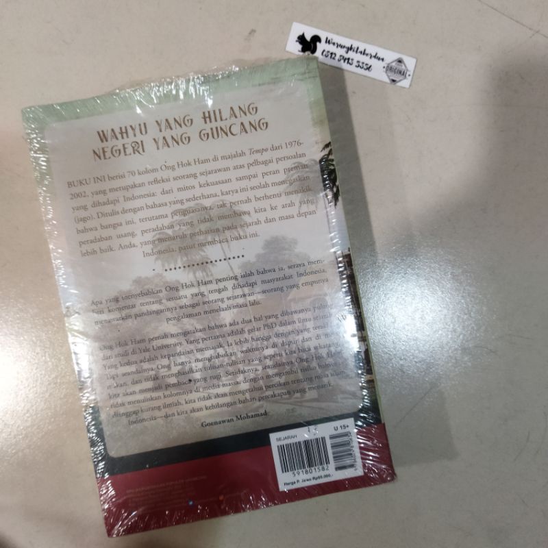 B10) Ong Hok Ham, Wahyu yang hilang, Negeri yang guncang