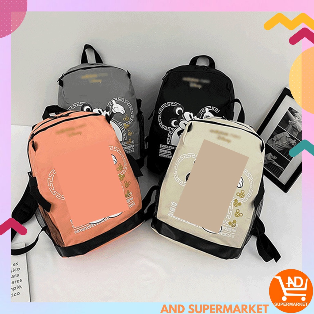 AND COD T190 TAS RANSEL WANITA MOTIF KARTUN TAS PUNGGUNG CEWEK MULTIFUNGSI TERLARIS IMPORT