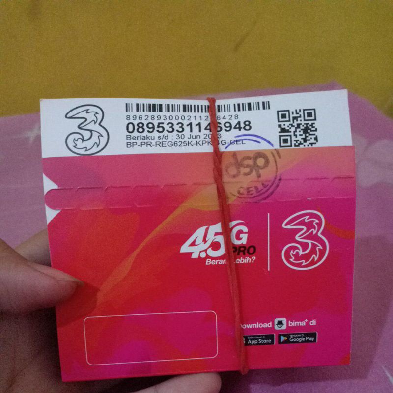 Kartu Perdana TRI 9GB (H3RO)