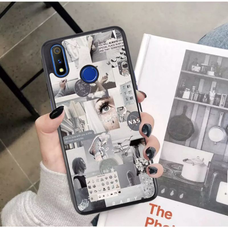 ubluk store Case custom realme 3,realme 3 pro motif aesthetic stlye keren pria dan wanita keren