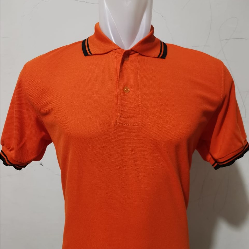 Kaospolos - Kaos Kerah Polo Shirt Pria Kerah Stripe / Kaos Pria Polos Seragam Lengan Pendek
