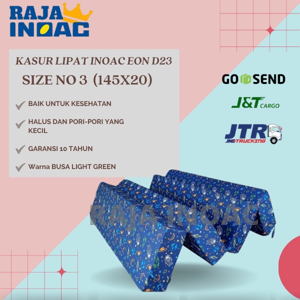 KASUR BUSA LIPAT INOAC EON D23 145X20 ORIGINAL INOAC GARANSI 10 TAHUN - RAJAINOAC