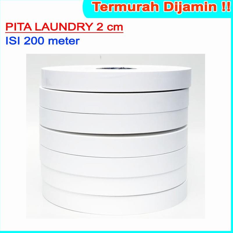 

[PROMO D0M52] PITA LAUNDRY TAFFETA LABEL PENANDA ROLL KAIN KERTAS 20 mm 2 cm 200 meter Terlaris