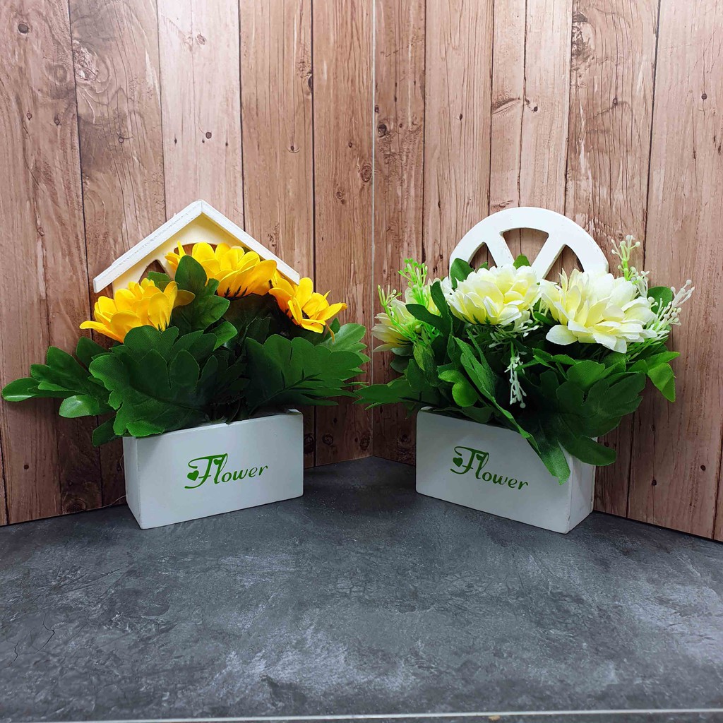 Hiasan Bunga Gantung Alternatif 1/  Bunga Dinding/ Bunga Plastik/  Bunga Artificial/ Bunga Palsu