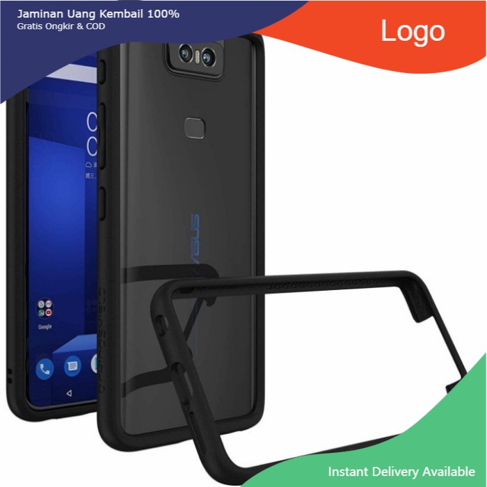 RHINOSHIELD CrashGuard Case Asus Zenfone 6 Bumper Casing ORIGINAL Hard - Black