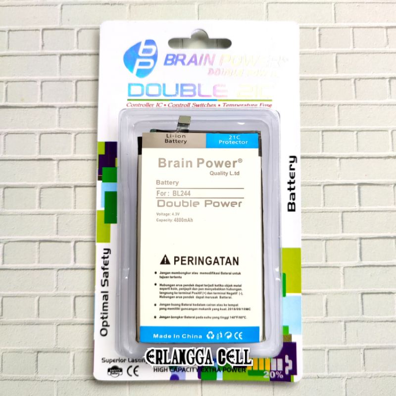 BATRE BATERAI VIBE P1 TURBO P1A42 BL244 / BATRE /  BL244 BL 244 / P1 TURBO