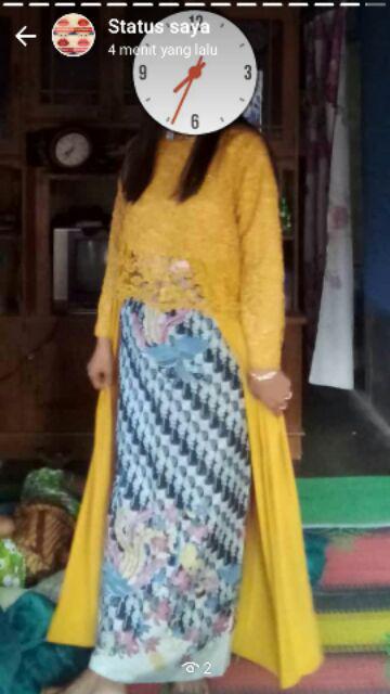 Maura Couple - Sania Ruffle Batik Couple Ori Ndoro Jowi Dnt Garansi Termurah Shopee Brukat Reno