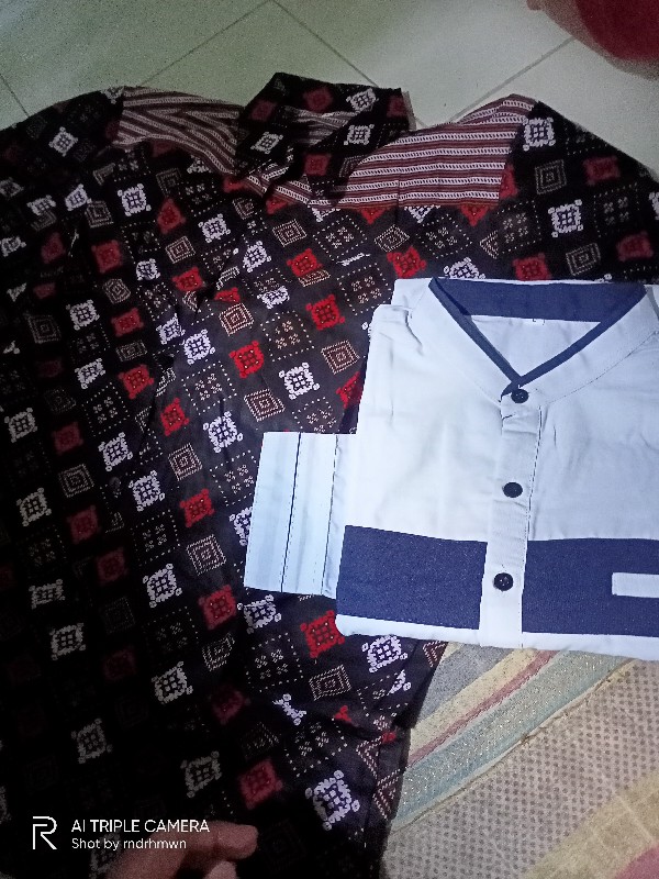 Bswart Batik Hrb026 Kenongo Hem Pendek Padi Pekalongan M L Xl Batik Pria Murah Modern Grosir