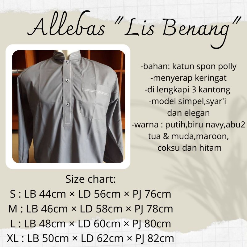 baju koko allebas
