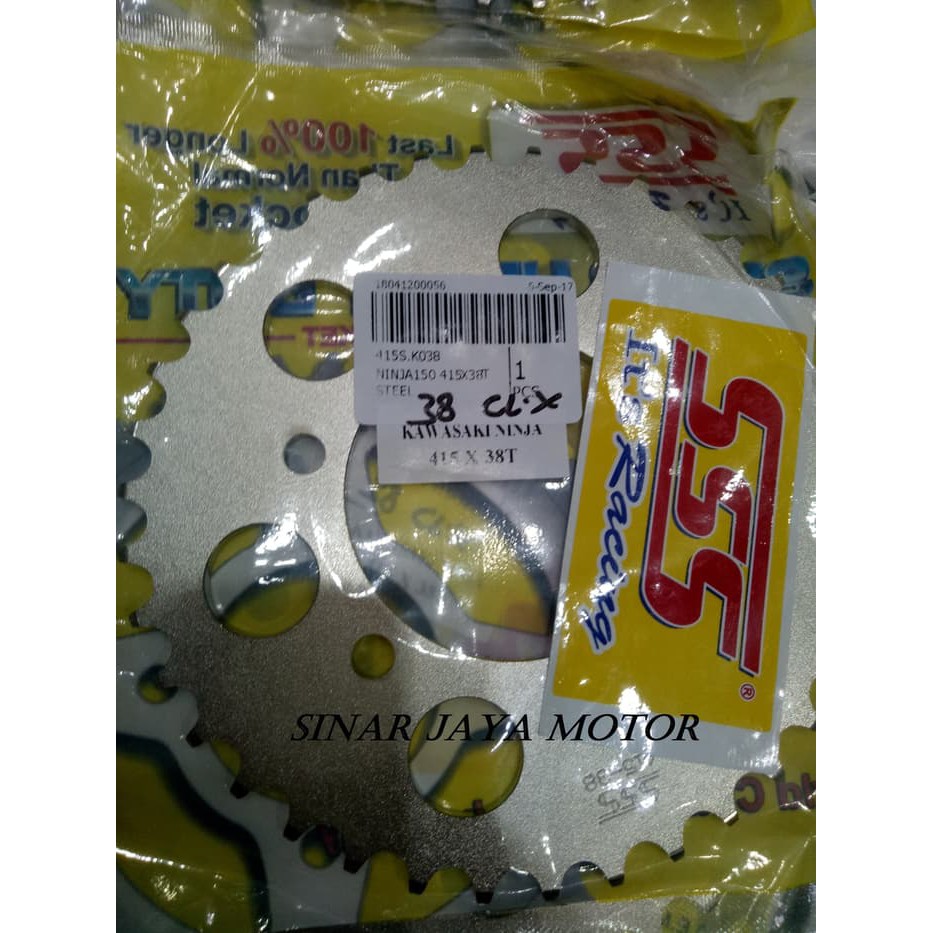 Gear Gir SsS Belakang ER B-59 415 x 38 Kawasaki Ninja RR & R 150