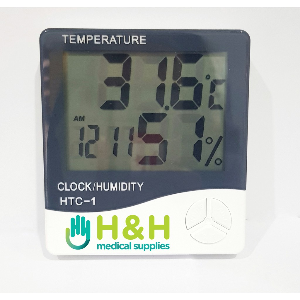 Termometer Ruangan / Hygrometer HTC 1 / Hygrometer HTC 2 / Alat ukur Suhu Ruangan