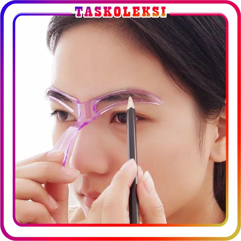 ☛TK☚ R032 Cetakan Alis Eyebrow Template Stempel Shezi Stamp Make Up Makeup Alat Gagang Cetak Shaper