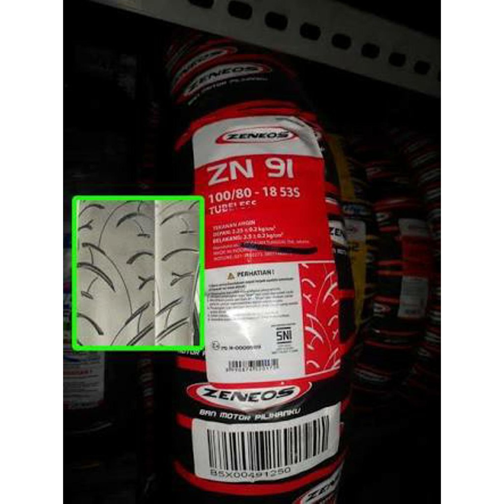 

Sr- Zeneos ZN 91 uk. 100/80 - 18 Bagus