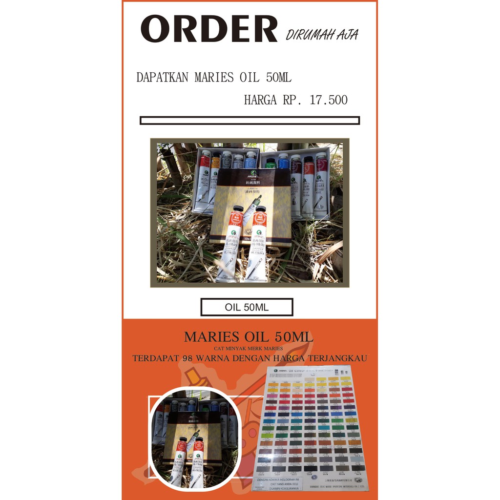

MARIES OIL/ CAT MINYAK 50ML