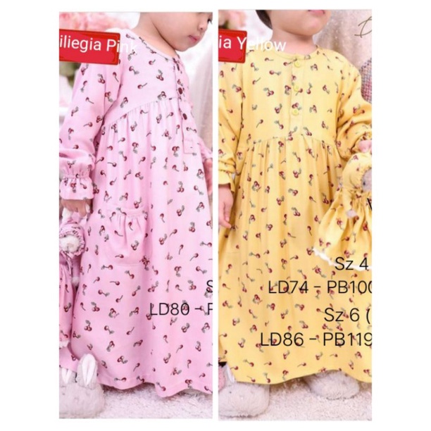 Gamis Anak Ditsy Little Ciliegia