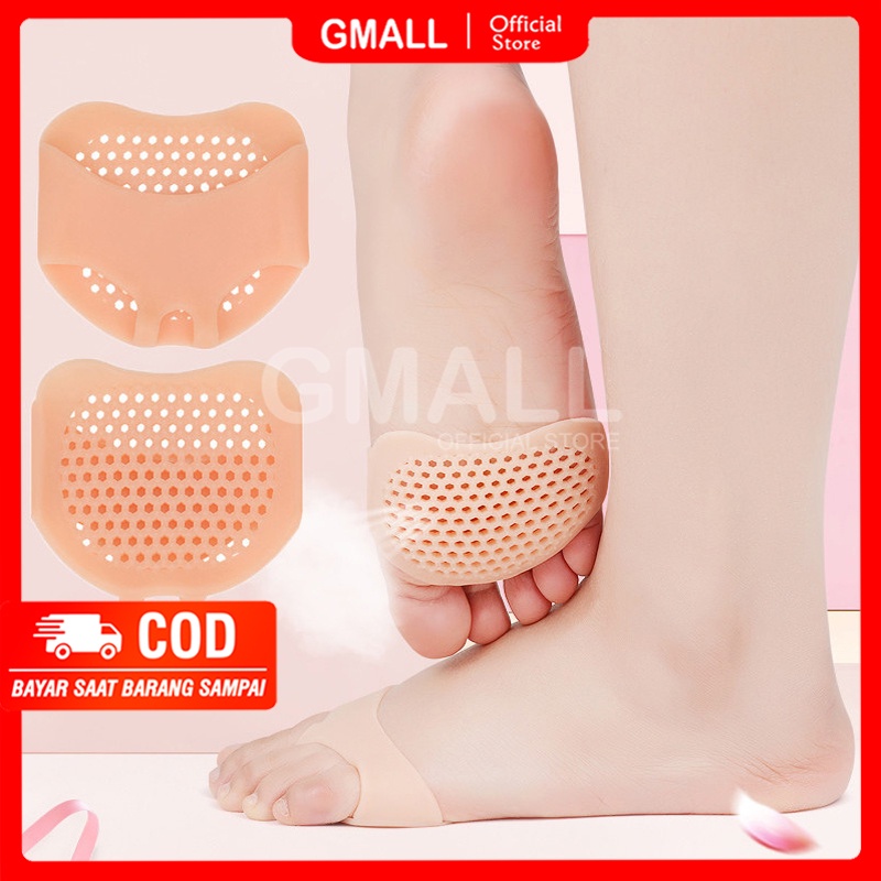 Insol Sol Insole Inshole Silicone Alas Anti Slip Bantalan Kaki Depan Gmall AS106