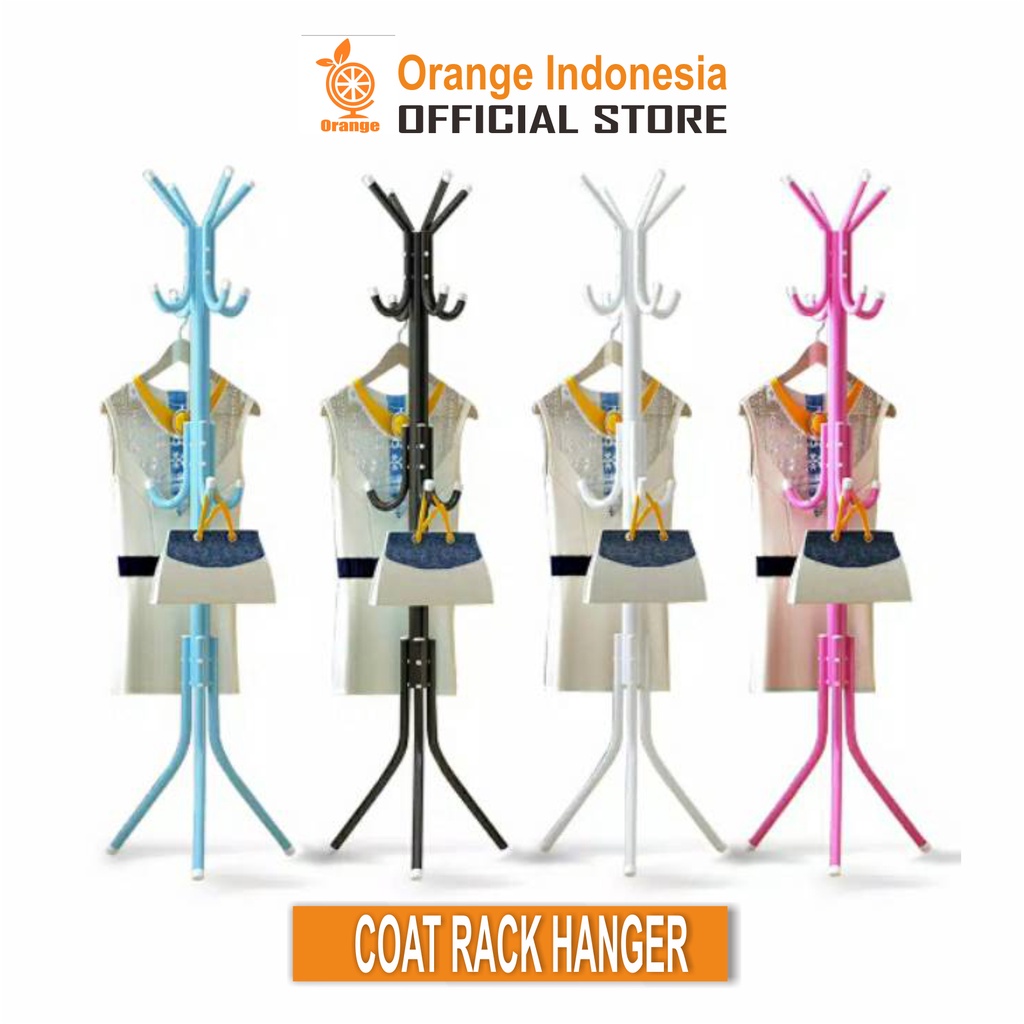 Gantungan Berdiri Jaket Tas Standing Topi Coat Rack Hanger Gantungan Serbaguna CT01