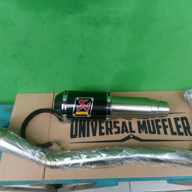 KNALPOT AKRAPOVIC GP M1 FULLSYSTEM