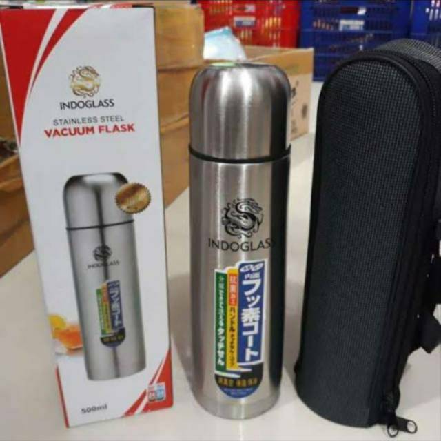 Termos Kapsul + Sarung 1000 ml Termos Air Panas 1 liter | Shopee Indonesia