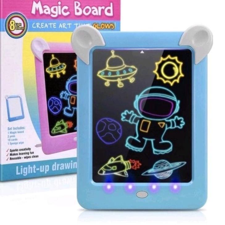 

Model Baru Magic Board Drawing LED 3D 85127 - Papan tulis anak papan Gambar Ajaib Mainan edukasi Anak murah