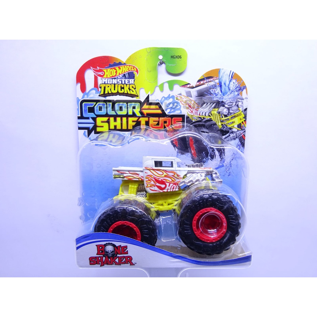 Hot Wheels Monster Trucks Color Shifters Bone Shaker