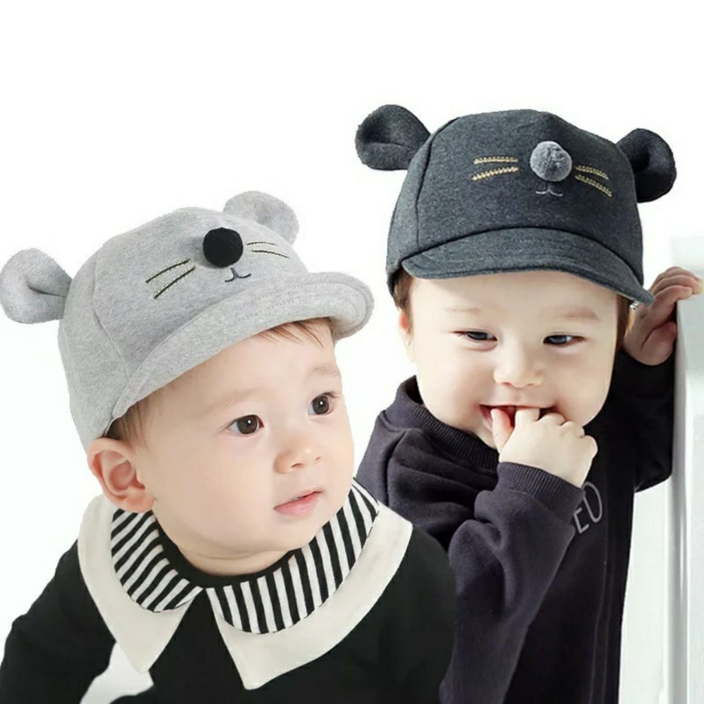 Maxkenzo Topi Weasel 1 - 3 Tahun Topi Anak BerKualitas-5