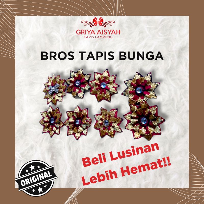 Bros Tapis/souvenir pernikahan/bros jilbab/bros hijab peniti/bros kecil/ bros jilbab/bros lusinan
