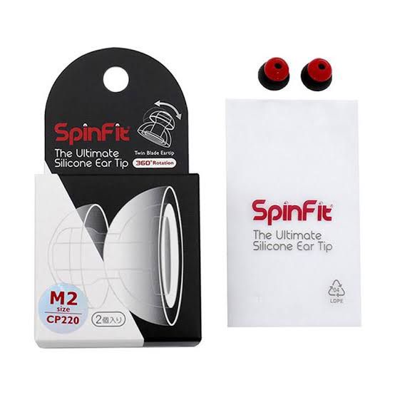 Spinfit Eartips Earpiece CP220 TwinBlade - 4mm Nozzle - Replacement - Original Casei - M1 / M2