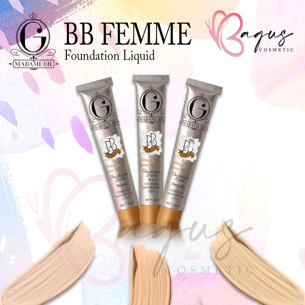 ⭐BAGUS⭐ MADAME GIE BB FEMME FOUNDATION LIQUID - MAKEUPS