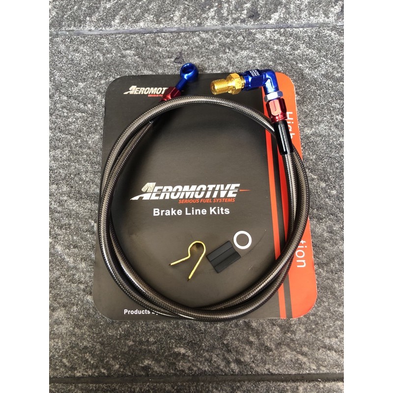SELANG REM DEPAN KARBON AEROMOTIVE 95cm UNIVERSAL VARIO BEAT MIO SCOOPY VIXION SATRIA FU RX KING DLL-Hitam