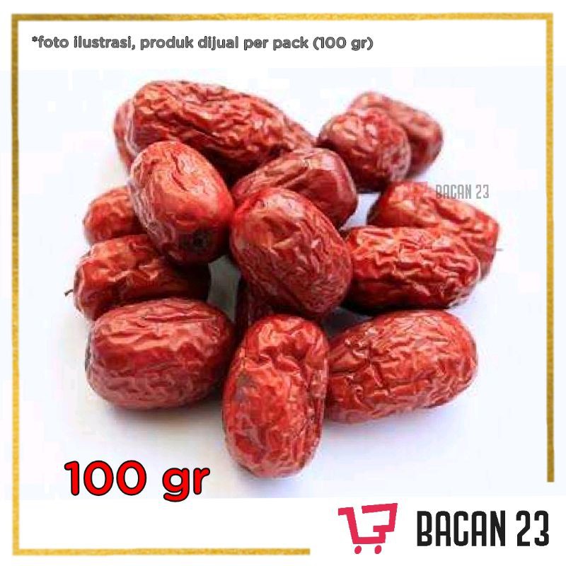 Kurma China Anco (100gr) - (Bahan Pasar Timbang per ons) / Kurma / Bacan 23 - Bacan23