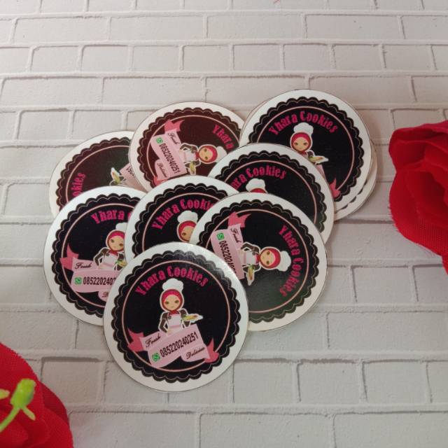 

STIKER HVS LABEL MAKANAN ISI 210 PCS