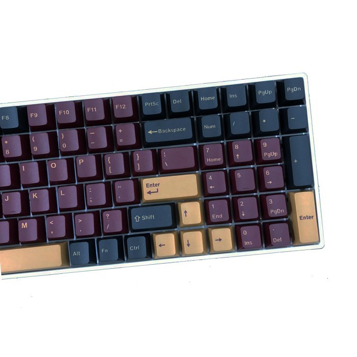 KEYCAPS PBT RED SAMURAI DOUBLE SHOT OEM PROFILE MECHANICAL KEYBOARD