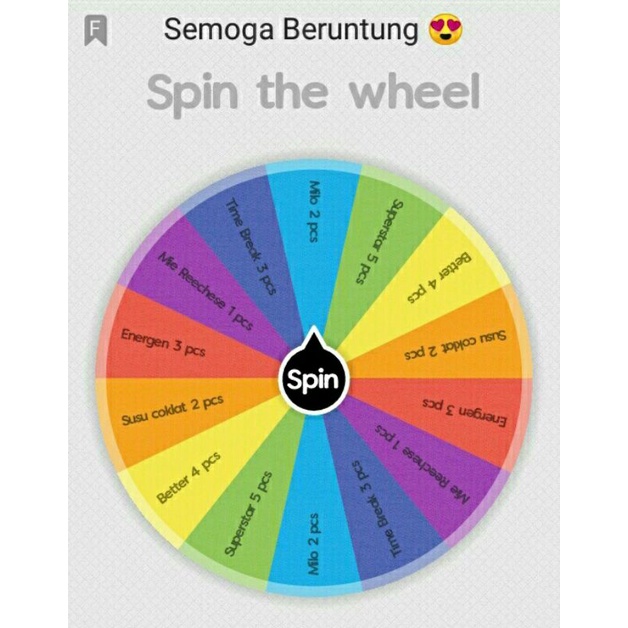 

Co Happy ( spin 2x, request 1x, pilih nomer 1x, bonus 1x)