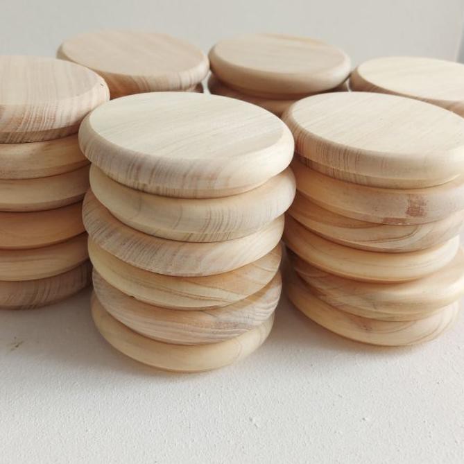 TERMURAH JAR GELAS LILIN, PERMEN, DLL (200ml) | BOTOL TOPLES KACA BELING DENGAN TUTUP KAYU | WOODEN