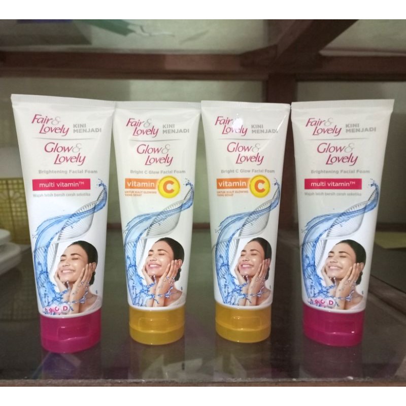 Jual [100ml] Fair and Lovely Facial Wash / Glow and Lovely Facial Foam