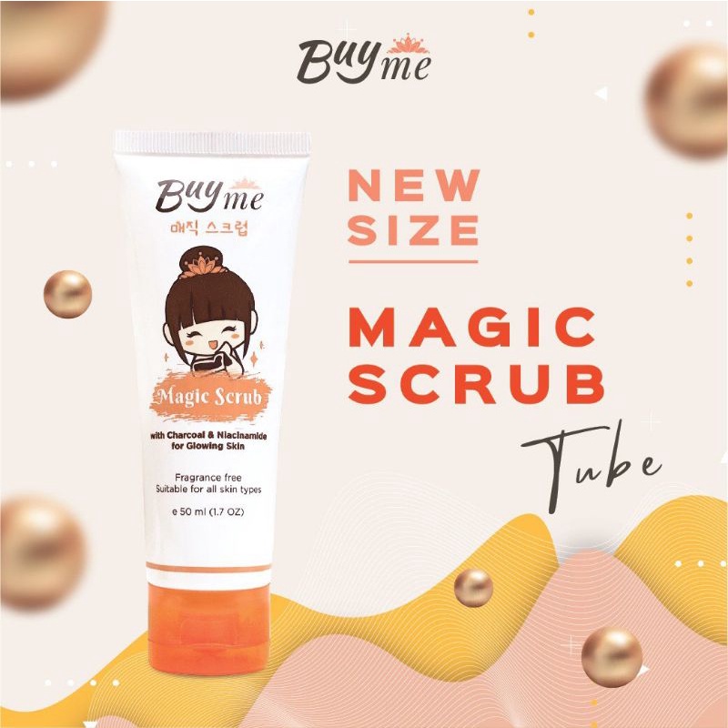 ☄️Restock✨ VIRAL BuyMe Magic Scrub Tube FREE SPATULA BuyMe Magic Scrub / Scrub viral BUYME MAGIC SCR