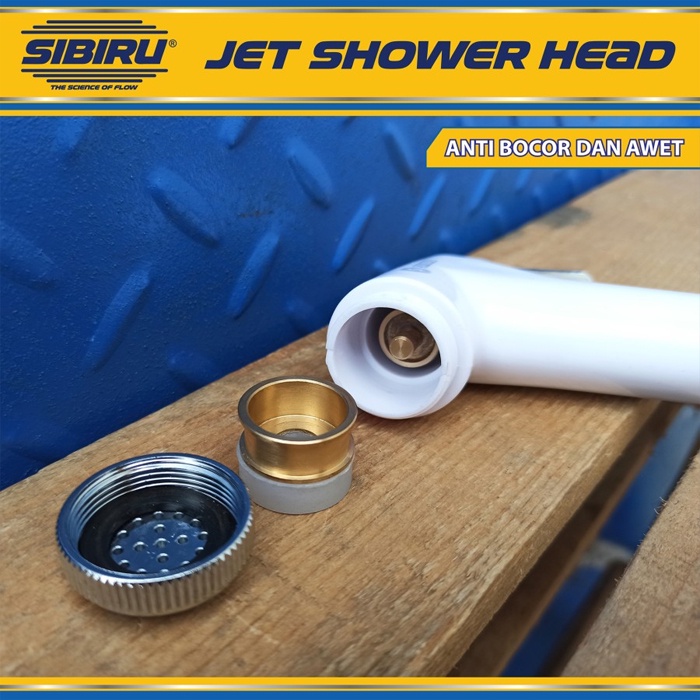 Jet Shower Set Kloset Toilet Kamar Mandi Jet Shower Bidet Head Semprotan Cebok WC - Putih