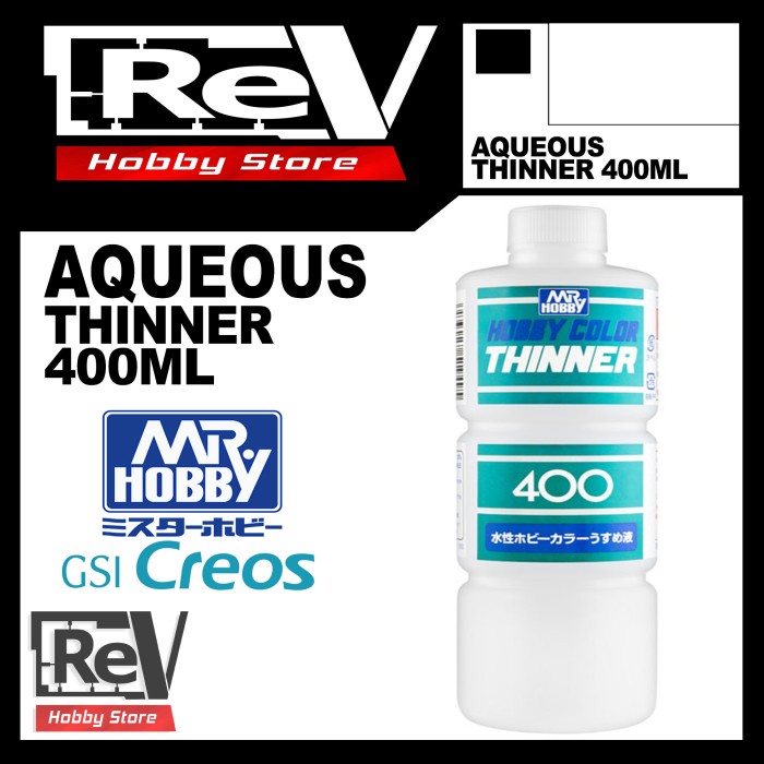 Star Mr Aqueous Hobby Color Thinner 400 Acrylic Gundam Modelkit T-111 Bagus