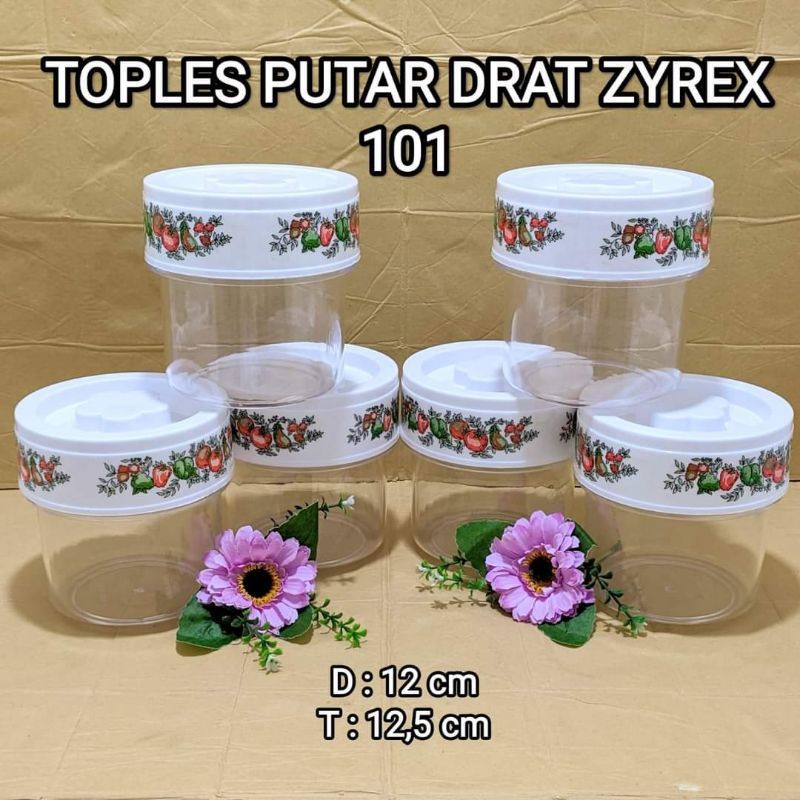 toples kue kering kuker putar drat wita  zyrex size S isi 6pcs pyrex 101 A rendah