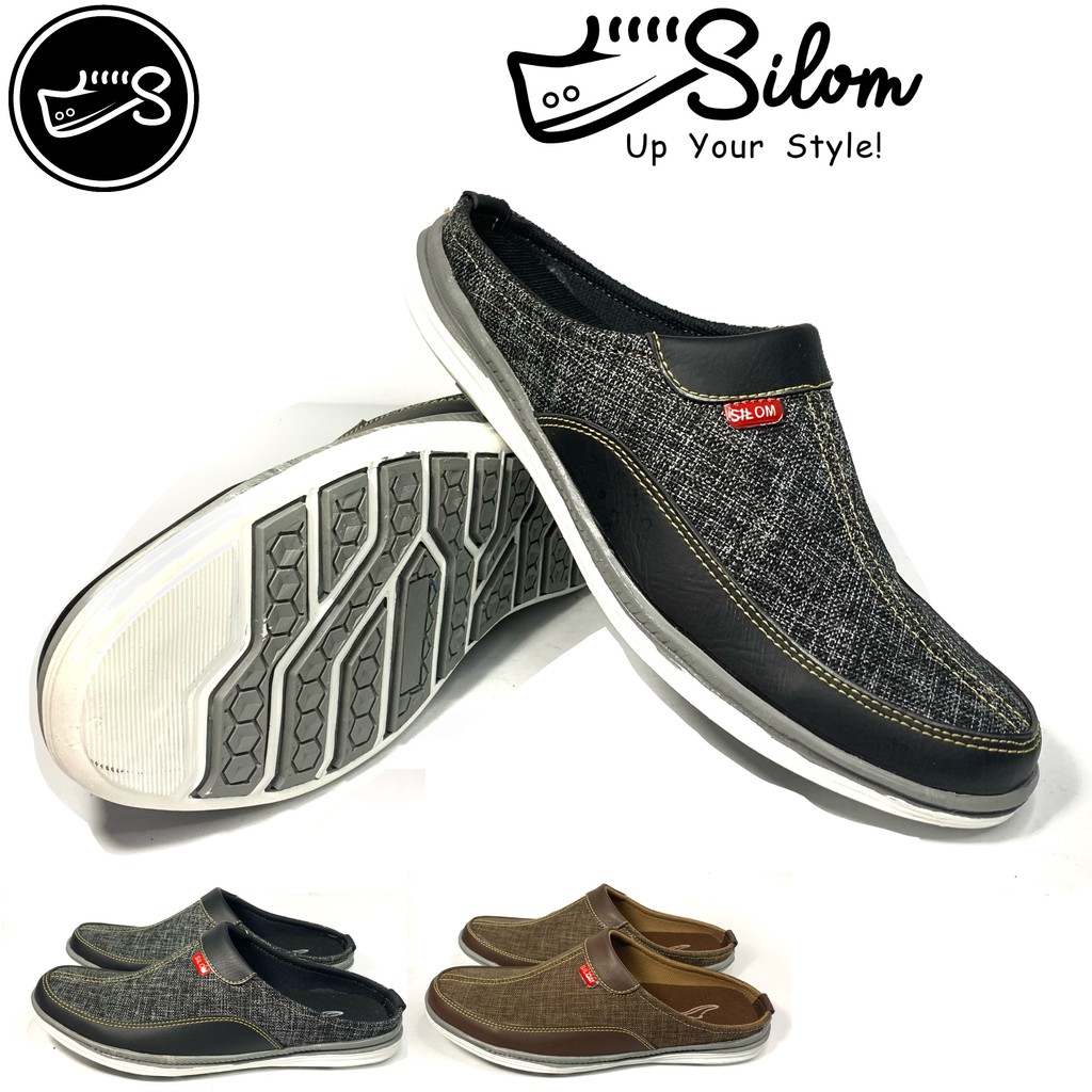 sepatu pria sandal slop Silom B-02  size 39-43!!!