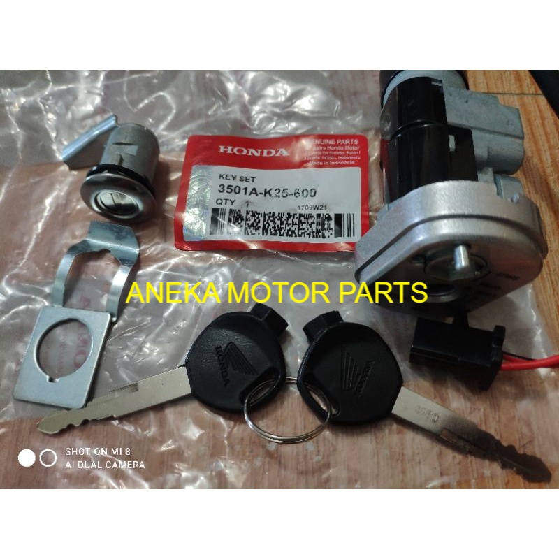 KUNCI KONTAK SET ASSY BEAT FI STATER KASAR 2012 2015 ANEKA MOTOR