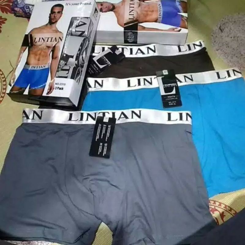 CELANA DALAM BOXER LINTIAN SPANDEX