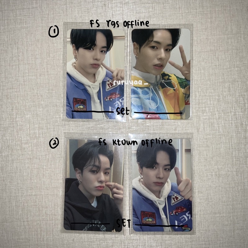 PHOTOCARD JAEHYUK TREASURE OFFICIAL FANSIGN FS OFFLINE YGS KTOWN SET ONLY