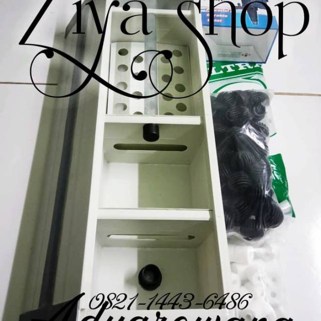 top filter 50cm paket lengkap